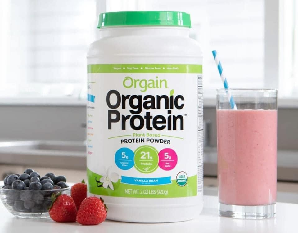 Bột Đạm Hữu Cơ Protein Organic Orgain vị VANILLA