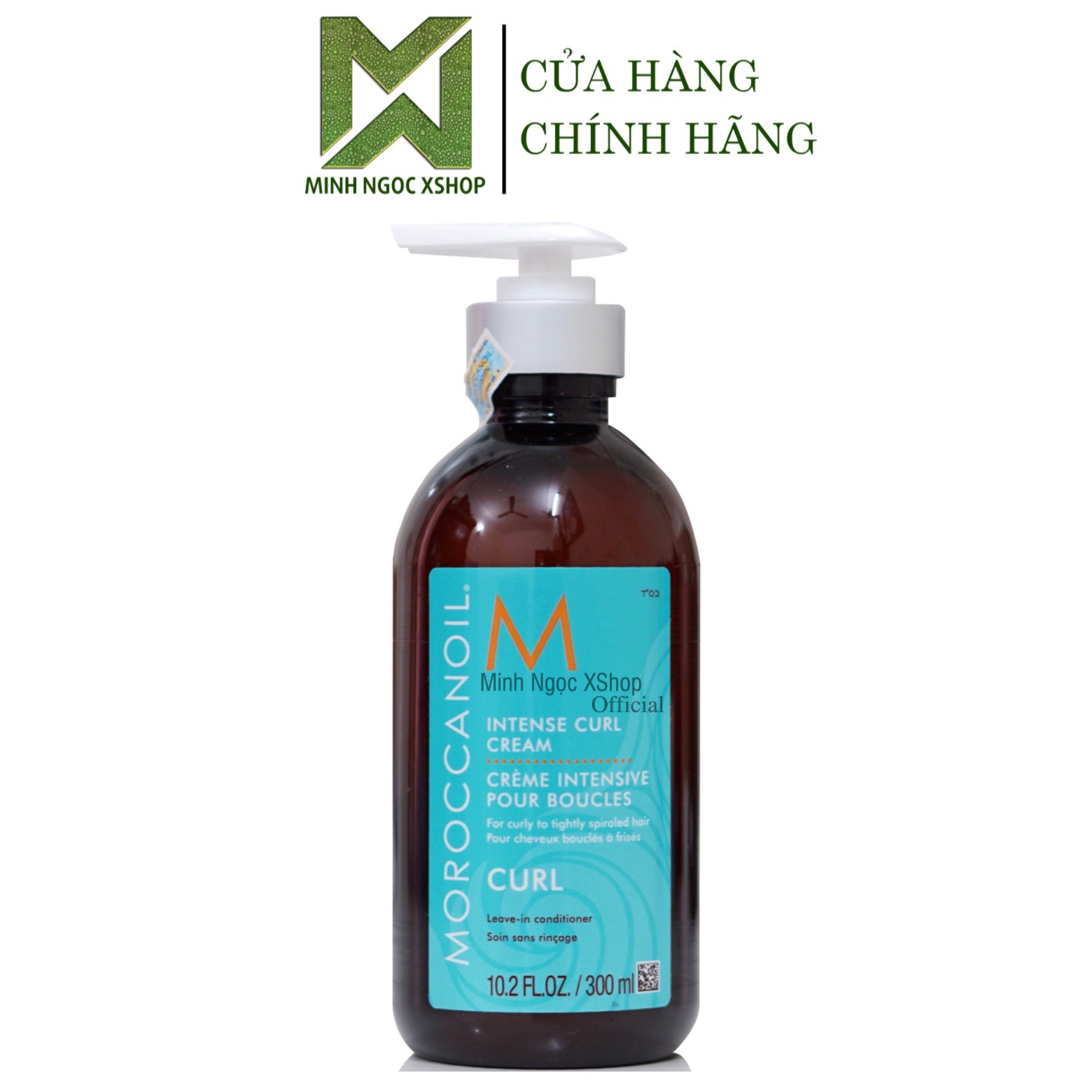 Kem tạo sóng xoăn Moroccanoil Intense Curl Cream 300ML chính hãng