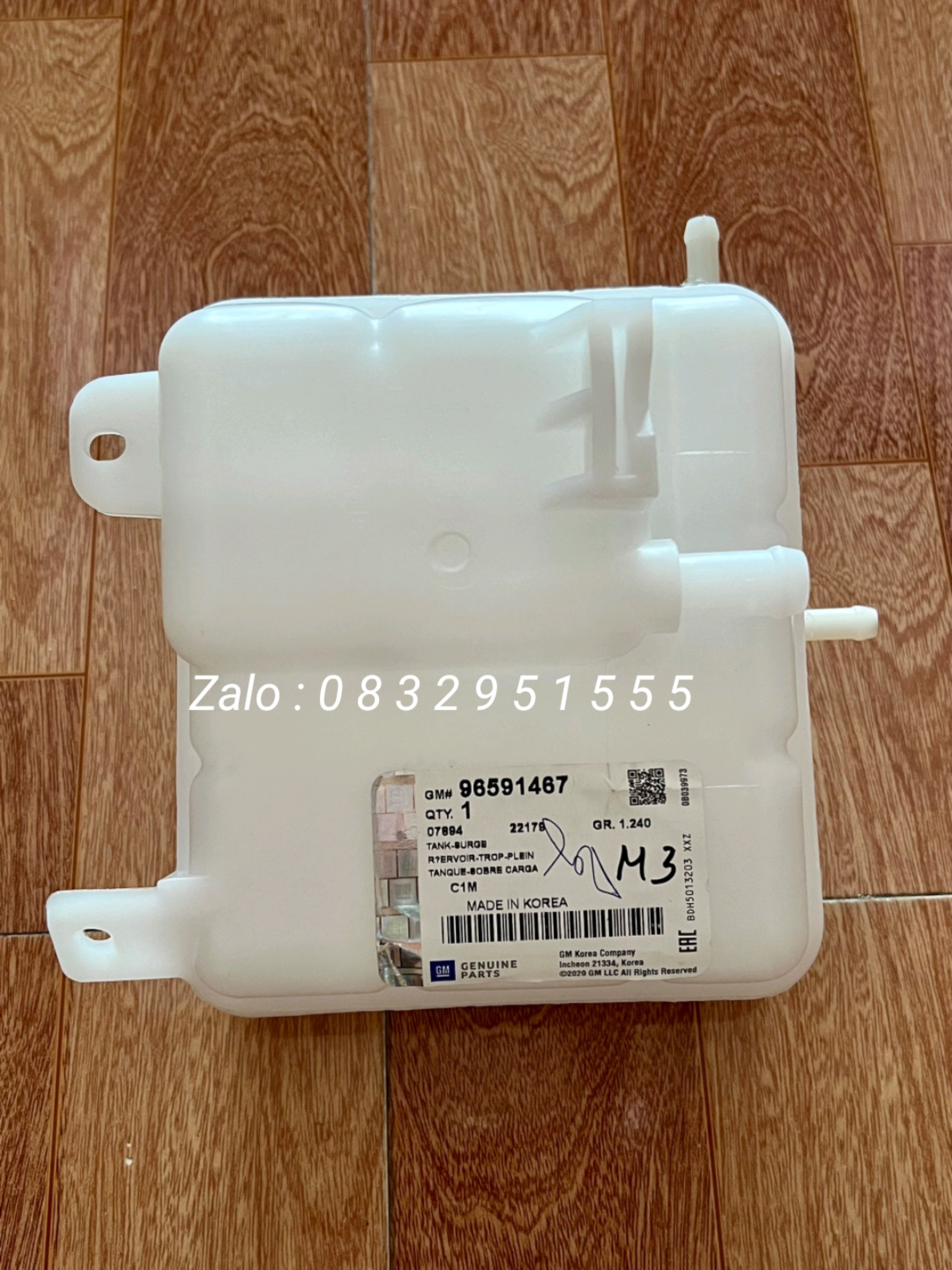 bình nước phụ Matiz 3 , spark m200 ( bình nước làm mát / Xịn )