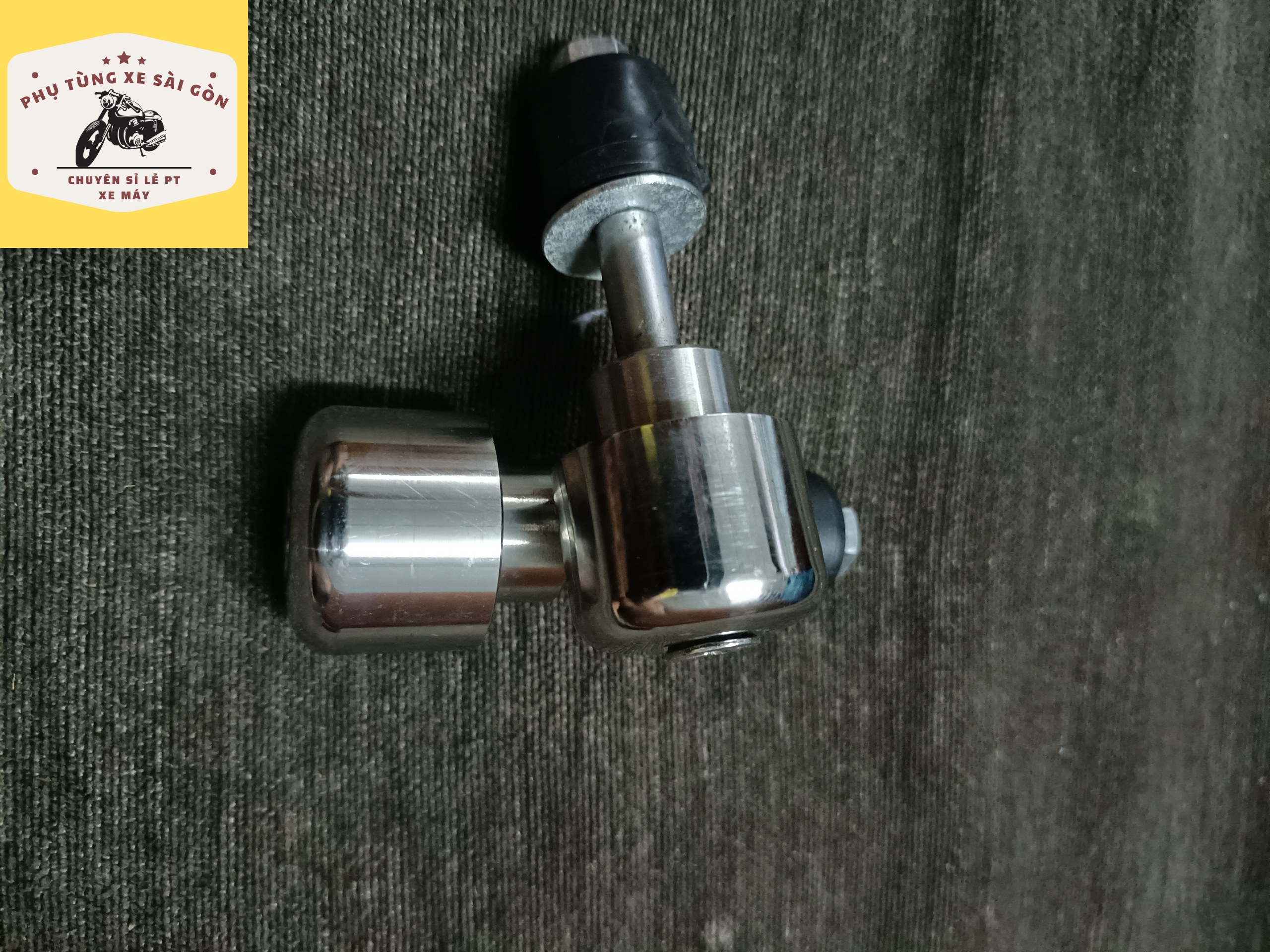 Gù tay lái cho xe Wave inox đặc