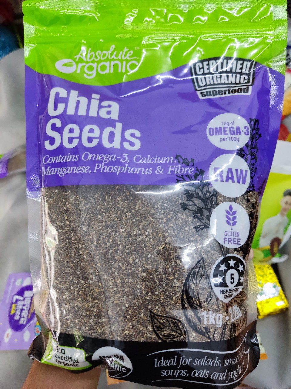Hạt Chia Seeds Organic Úc - 250g