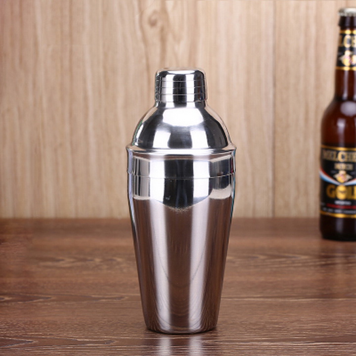 Bình lắc pha chế cocktail, trà sữa bằng inox không gỉ 550ml
