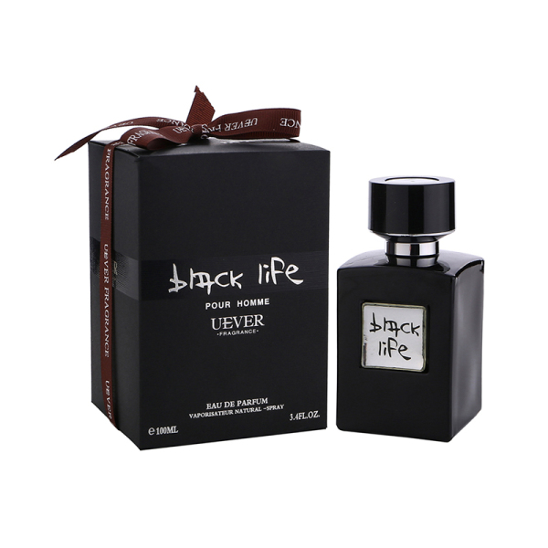 Nước hoa nam cao cấp Black Life  thươ ng hiệu Pháp UEVER seri, mùi hương biển kinh điển hương gỗ thơm 100ml nước hoa cologne duy trì 10 tiếng