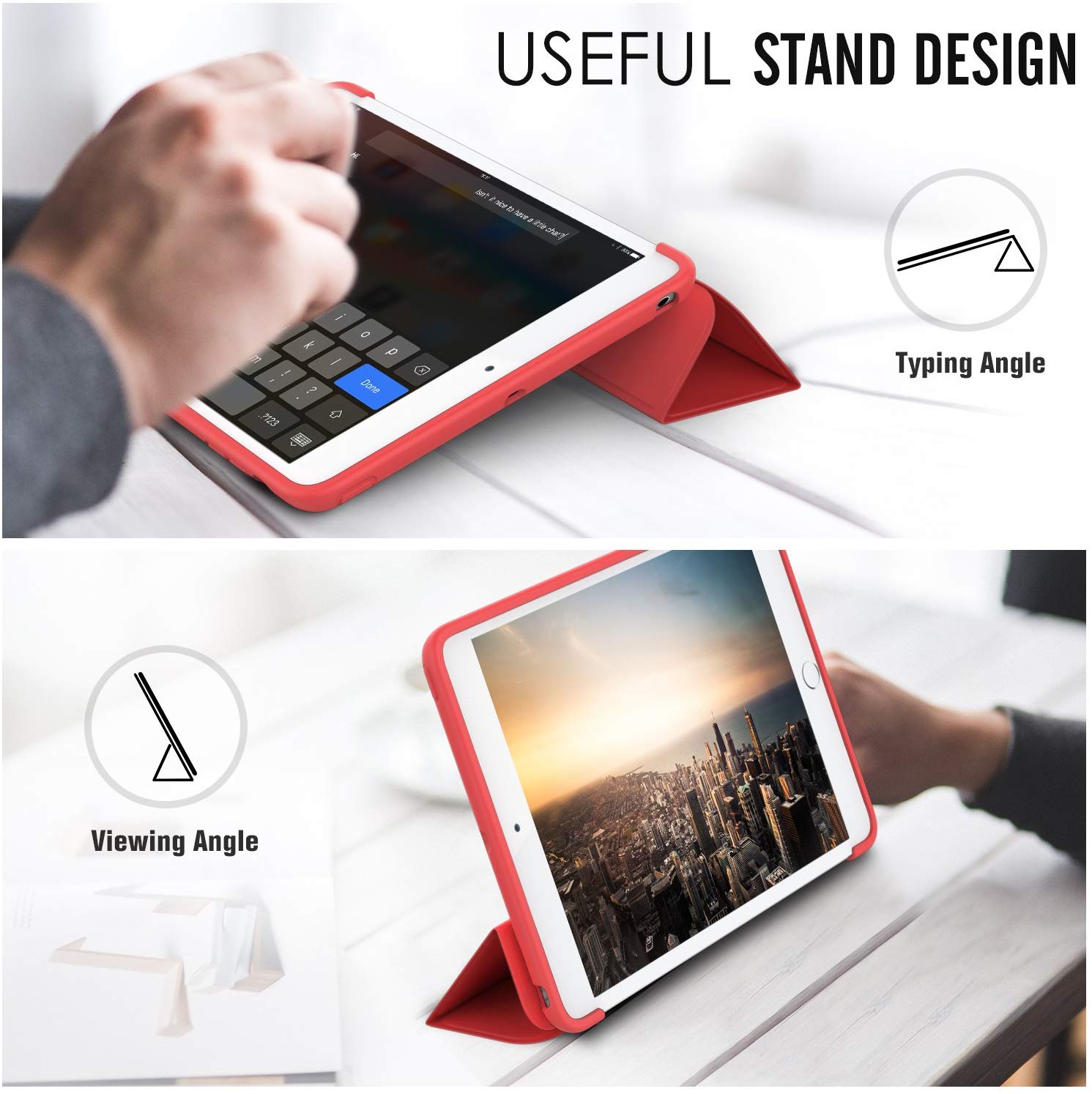 Bao da kiêm ốp lưng Silicon dẻo cho iPad Mini 4 - PKCB