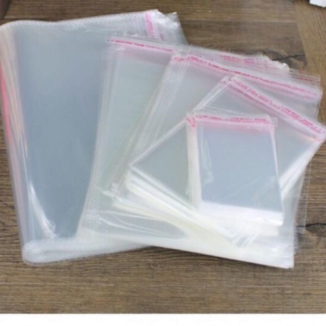 [HCM]1Kg Túi Bóng Kiếng Opp Dán Miệng