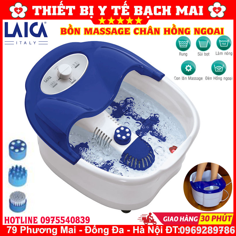 Bồn Ngâm Chân Massage Laica PC1301