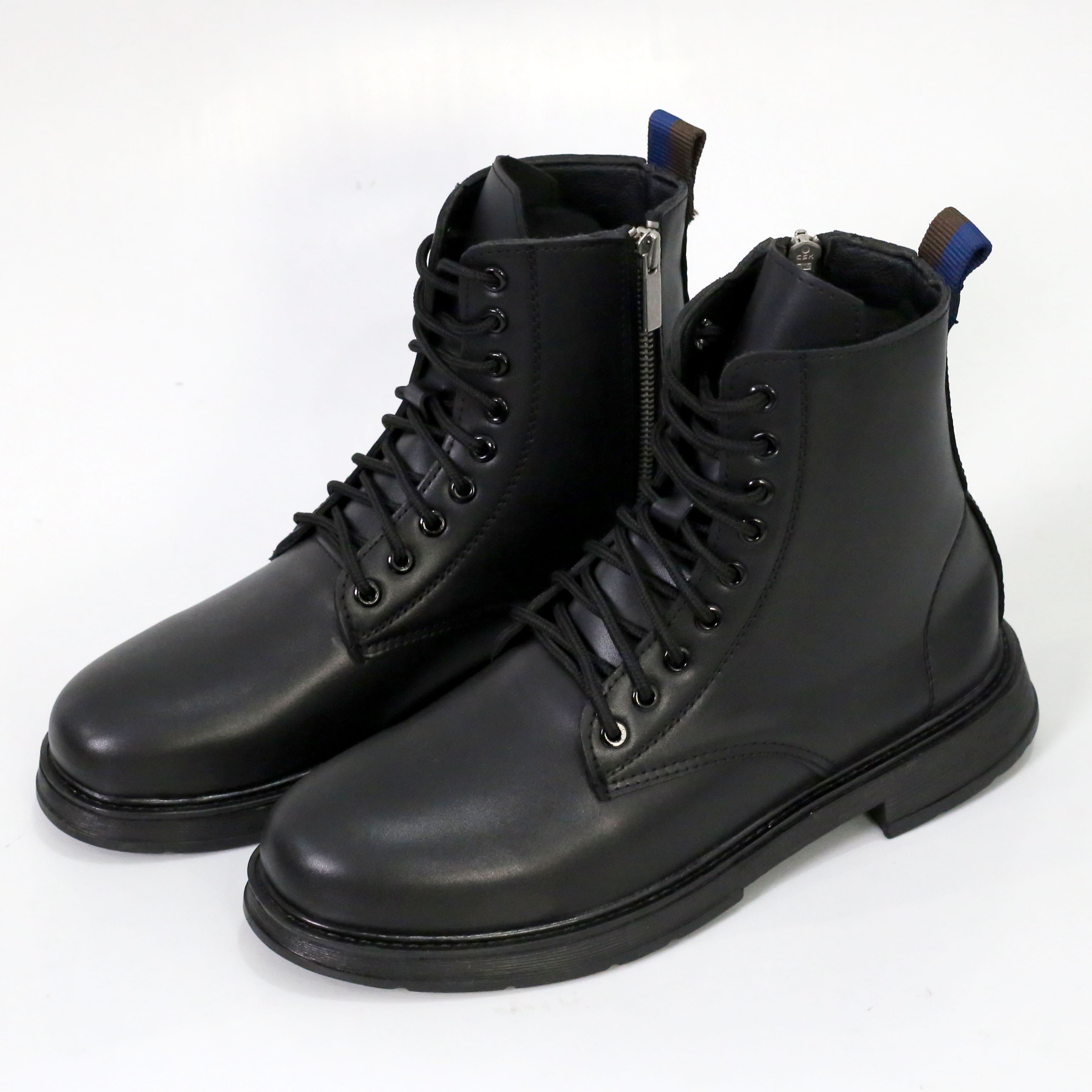 Giày boost cổ cao nam MĐ G1032 đen có dây kéo