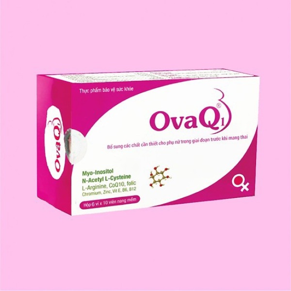 OvaQ1 giúp hỗ trợ mang thai tự nhiên - Hộp 30 viên cao cấp