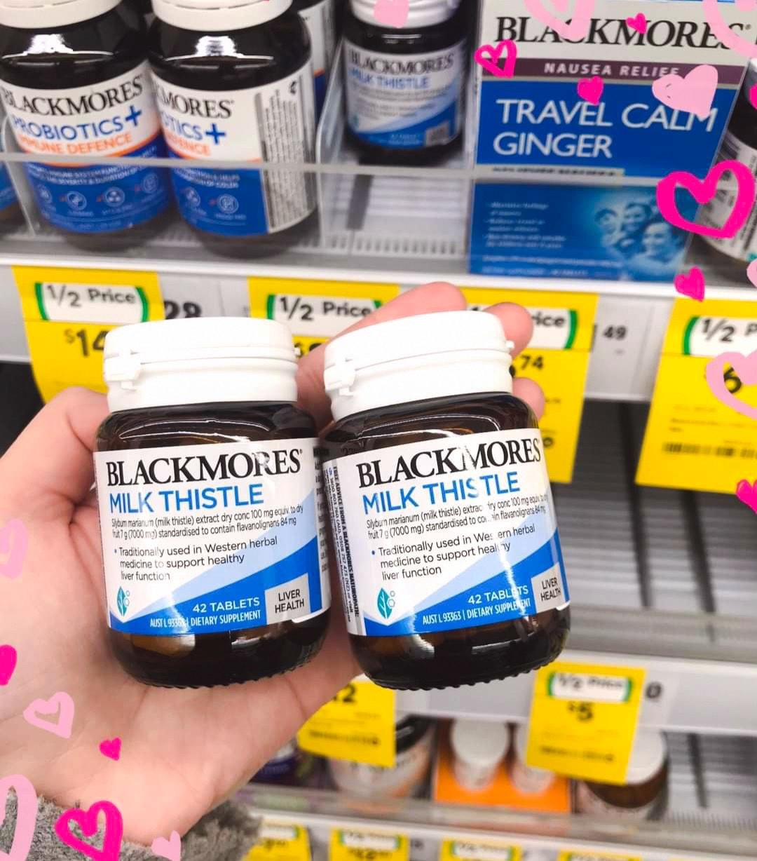 Bổ gan Milk Thistle Blackmores Úc 42 viên