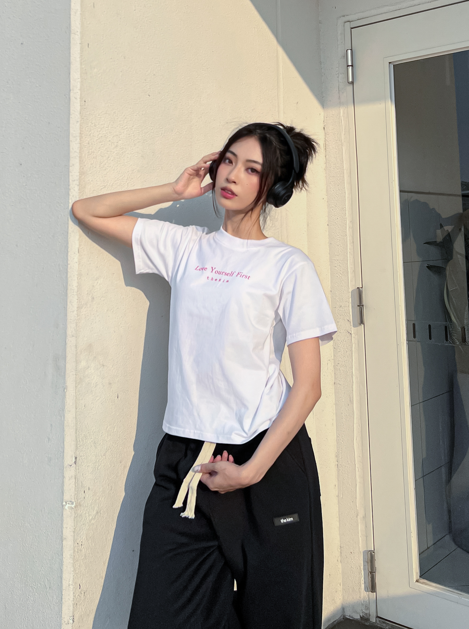 The Kim A182 Áo thun Baby tee The Kim - Love Yourself First origin basic Tshirt