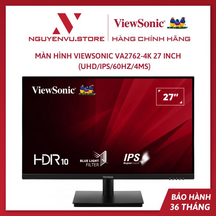 Viewsonic va2762-4k 27 inch monitor - genuine product