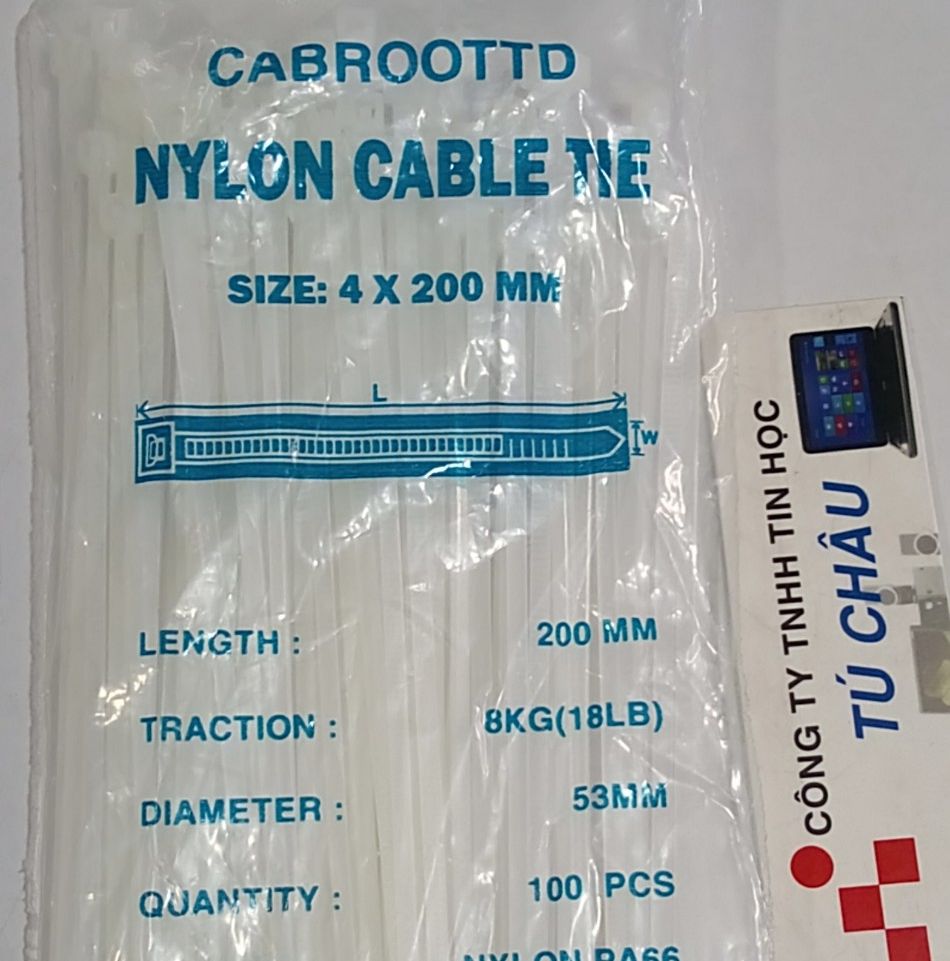 Dây rút nhựa 15Cm / 20Cm / 30Cm / 50Cm (Nhiều kích thước dài, rộng)