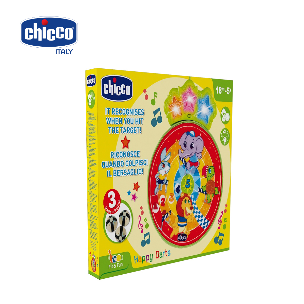 Bóng ném phát nhạc muông thú Chicco