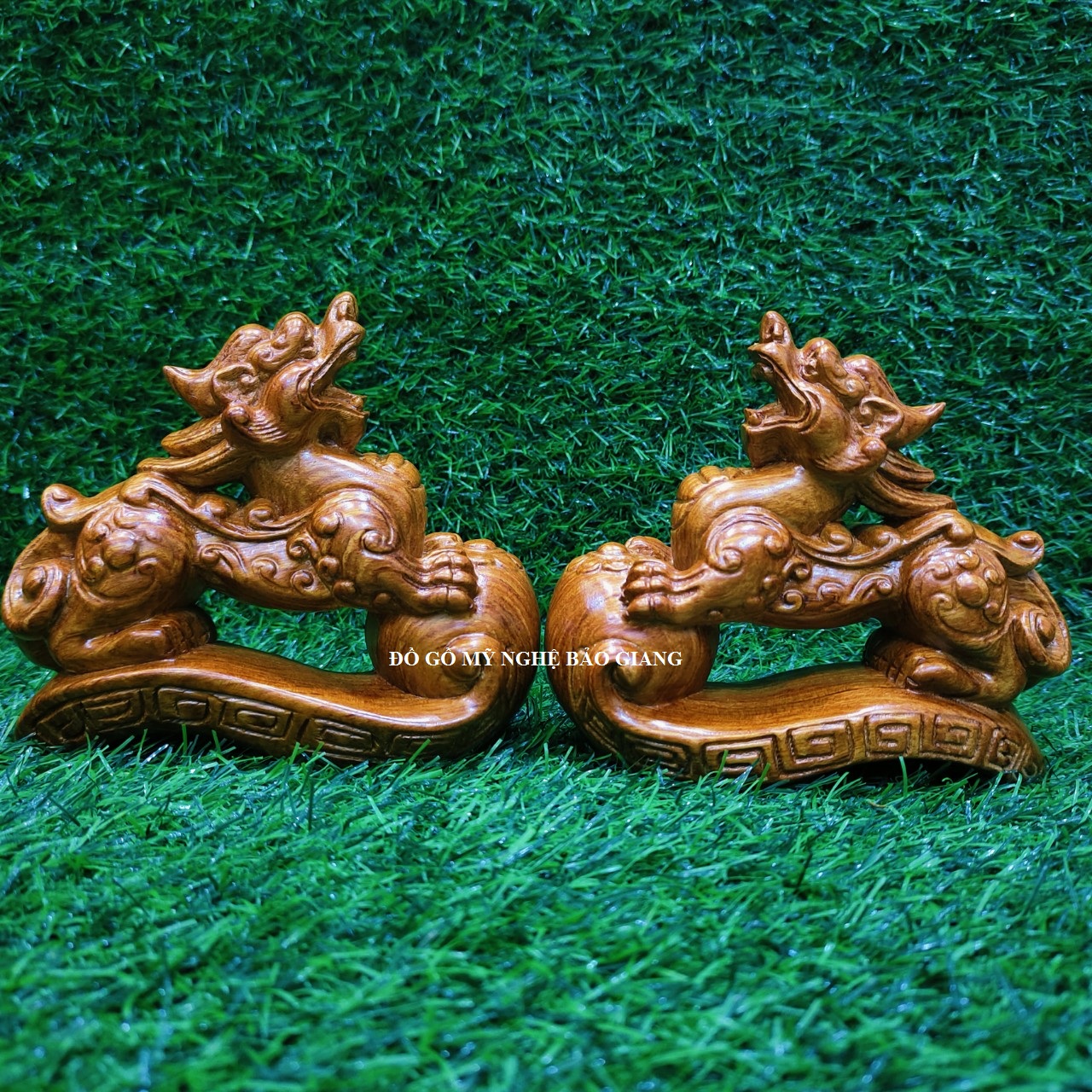 Cặp tỳ hưu gỗ hương