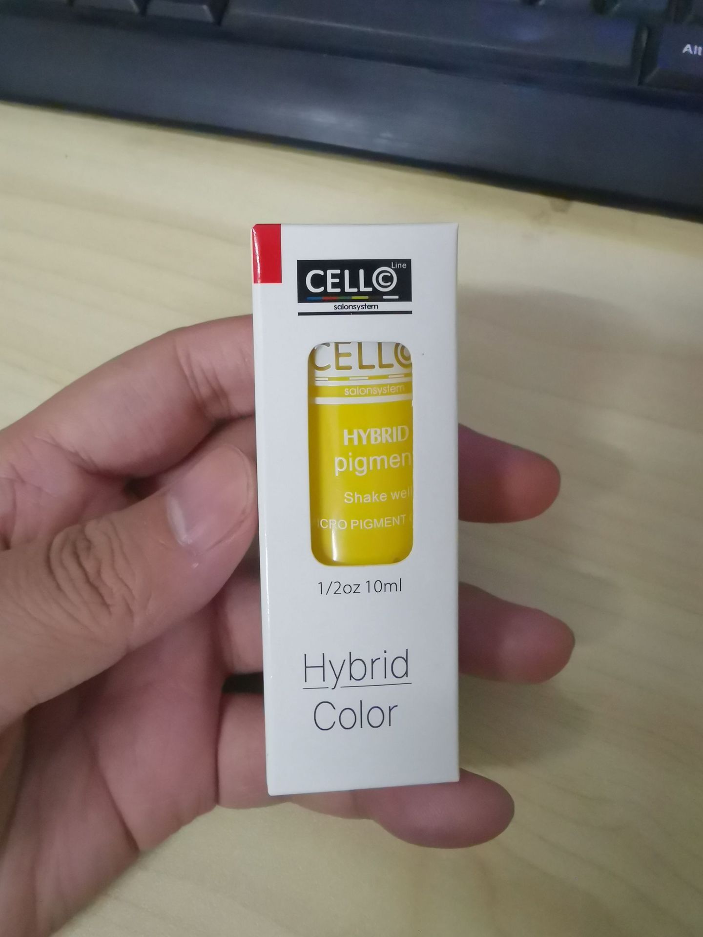 Mực CELLO Vàng chanh Hàn Quốc Phun Xăm