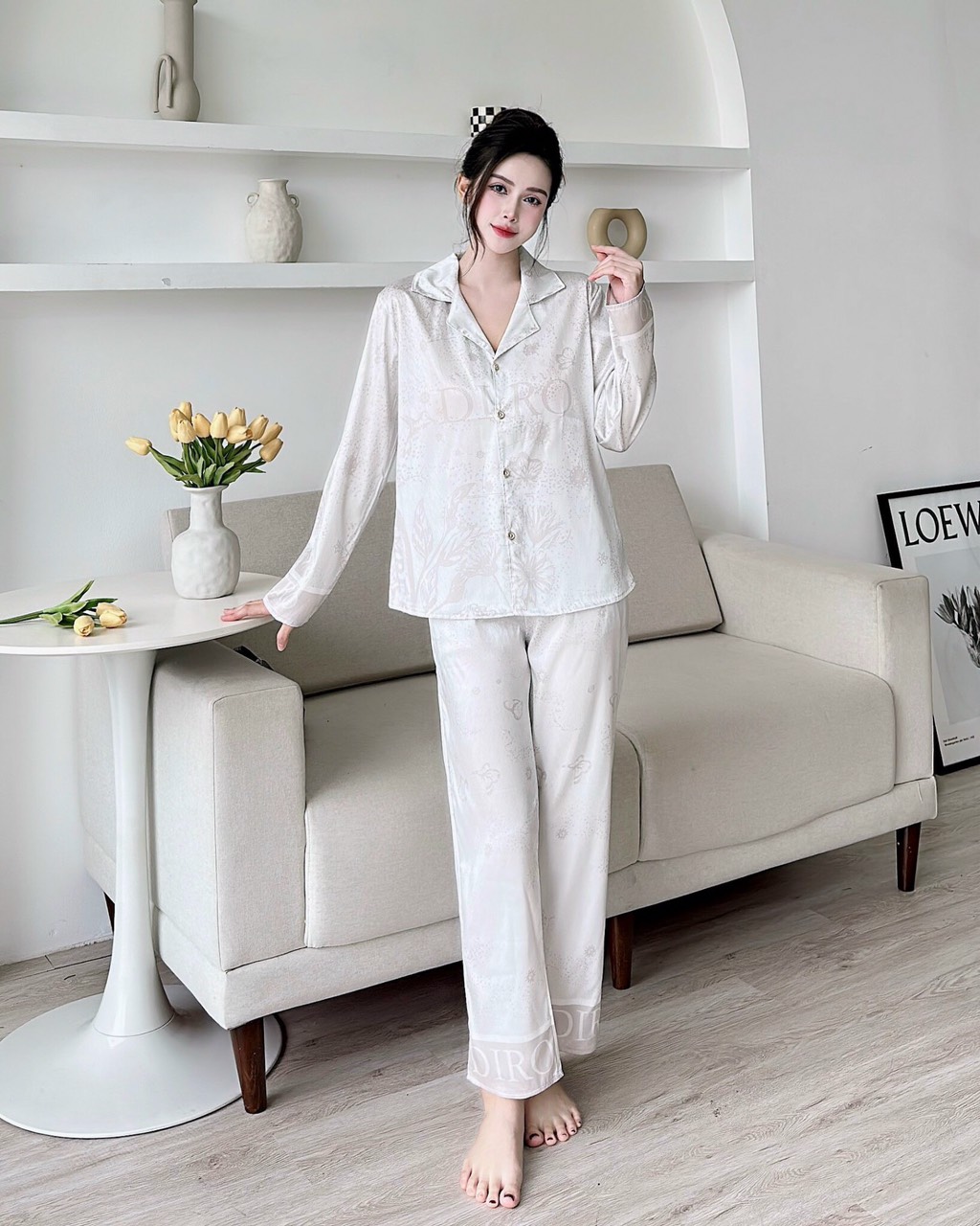 [Duy nhất 20H 10.11 - 13.11, Mua 2 giảm 10%] (Có big size) Set bộ lụa gấm xước cao cấp dài tay quần dài.