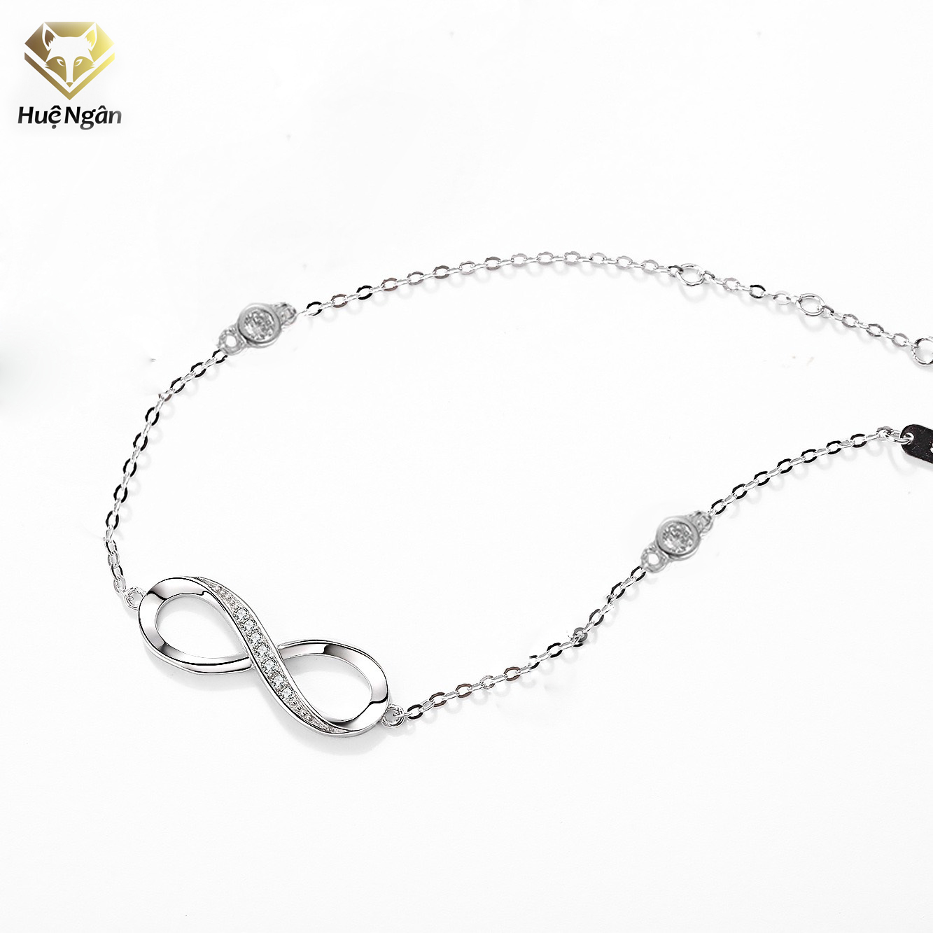 Lắc chân bạc Ý S925 Huệ Ngân - Vô cực RYBJ50087