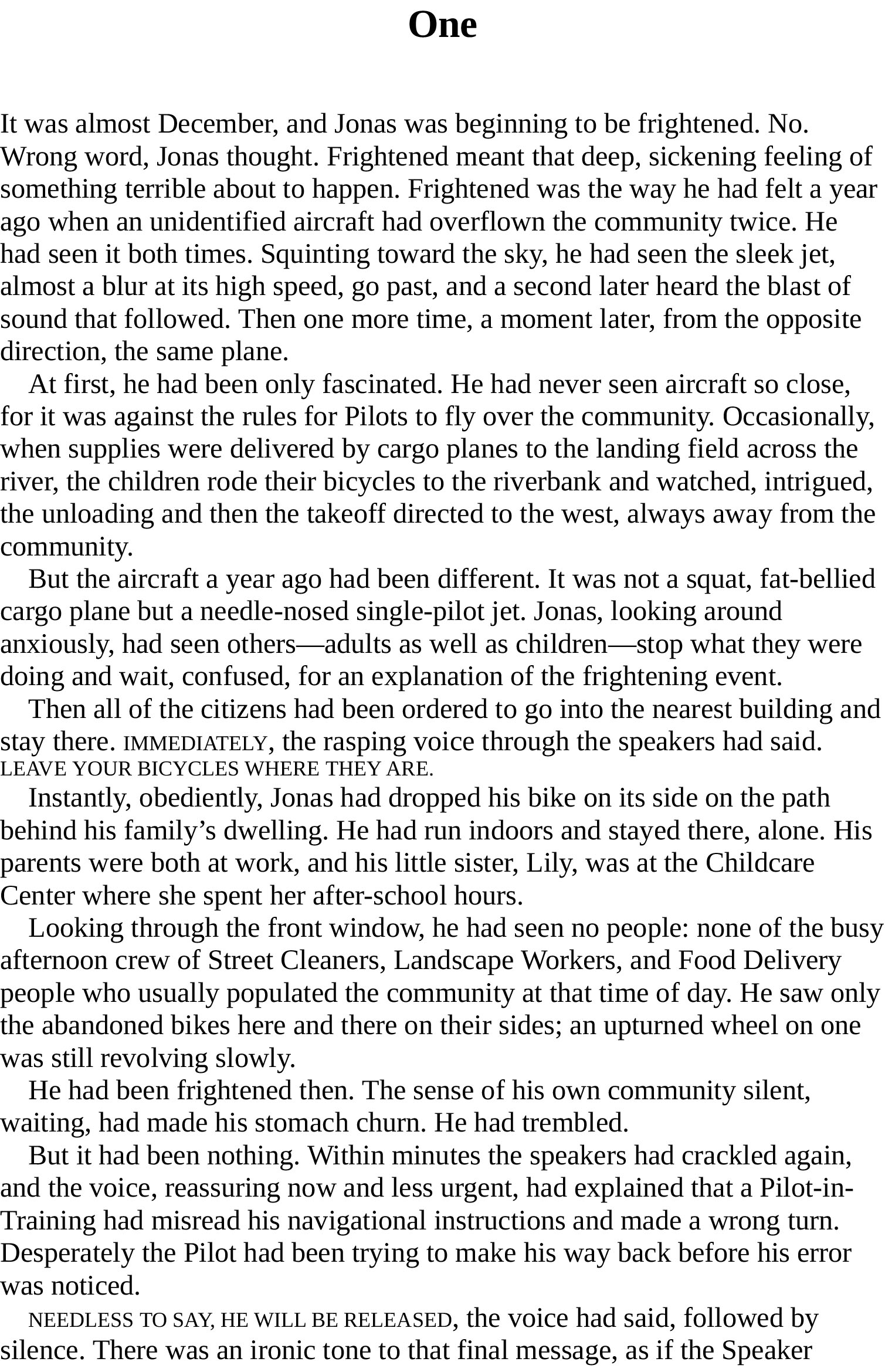 Novel - The Giver (Sách đen trắng)