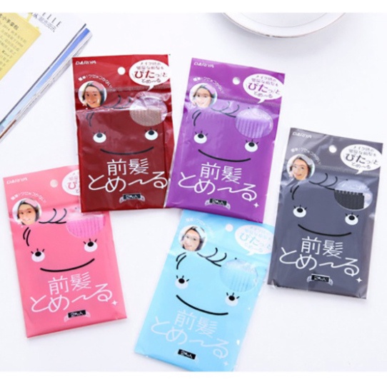 Miếng Dán Tóc Trang Điểm - Miếng dán tóc mái rửa mặt