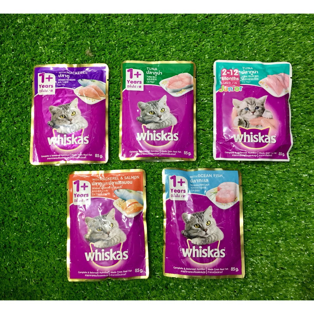 [HCM]Combo 12 gói / 12 pcs - Whiskas 85g - Pate cho mèo