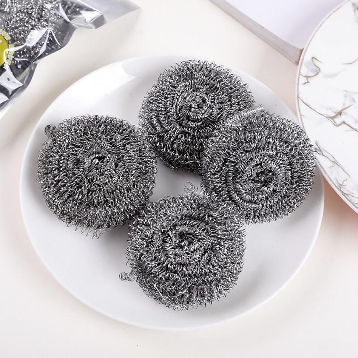 set 6 miếng bùi nhùi cọ xôong nồi