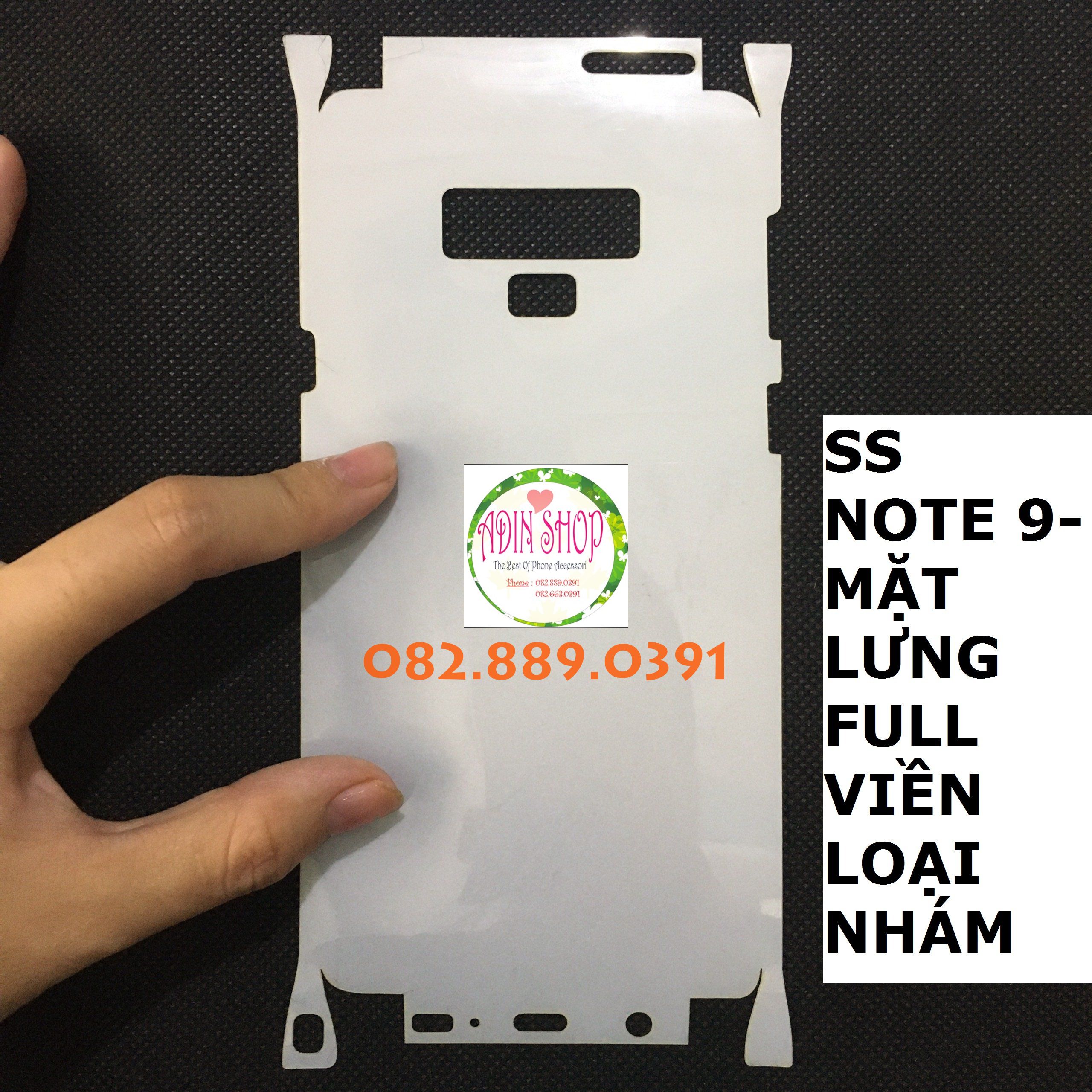[HCM]Dán PPF Samsung Note 8/ Note 9 dành cho màn hình mặt lưng full lưng viền siêu bảo vệ loại bóng nhám