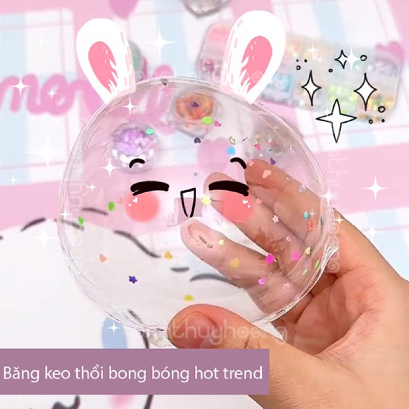 Set Băng Keo Thổi Bong Bóng Hottrend