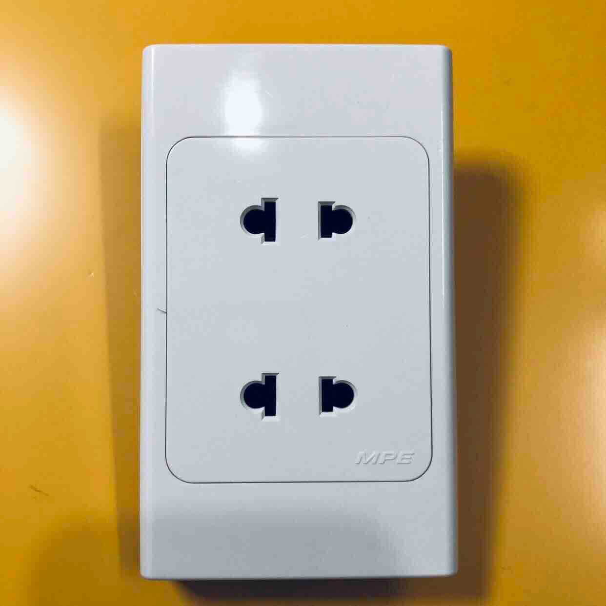 Ổ cắm đôi âm tường MPE