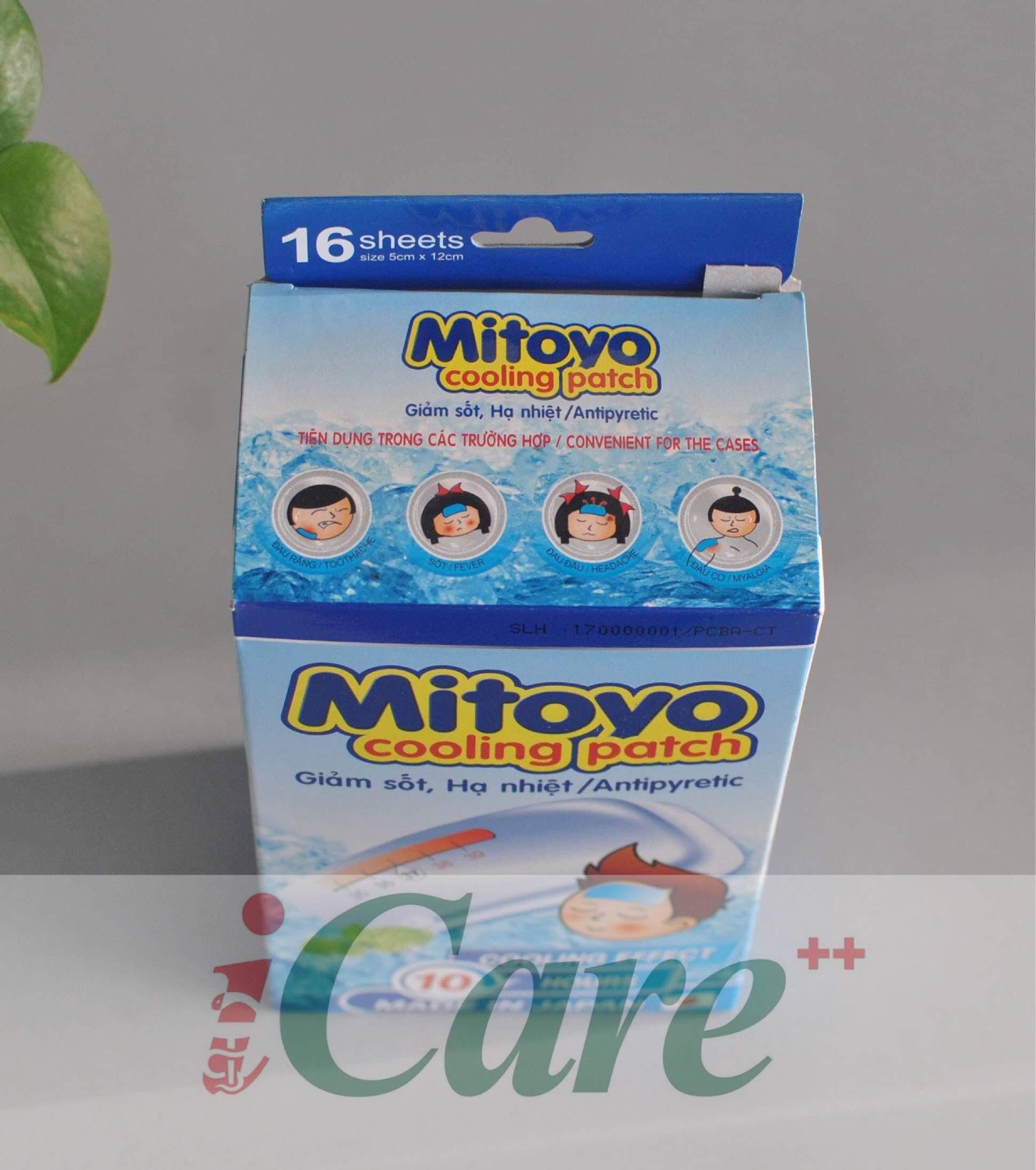 MIẾNG DÁN HẠ SỐT MITOYO COOLING PATCH (TÚI 2 MIẾNG)