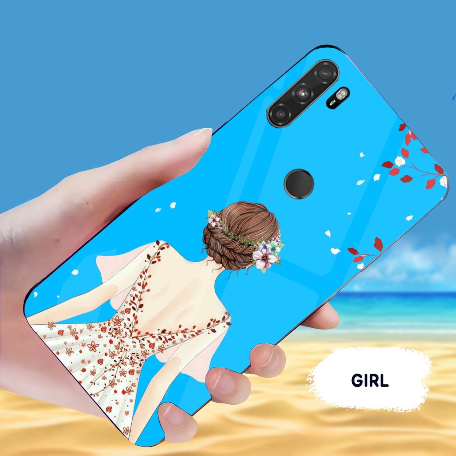 Ốp Lưng Vsmart Active 3 Mặt kính cường lực sáng bóng, cao cấp