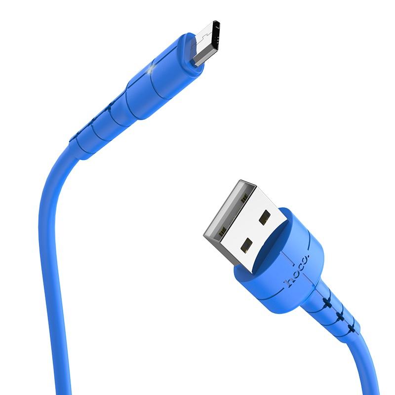 [HCM]Cáp sạc Micro USB Hoco X30 sạc nhanh 2.0A cho Android có đèn LED báo sạc