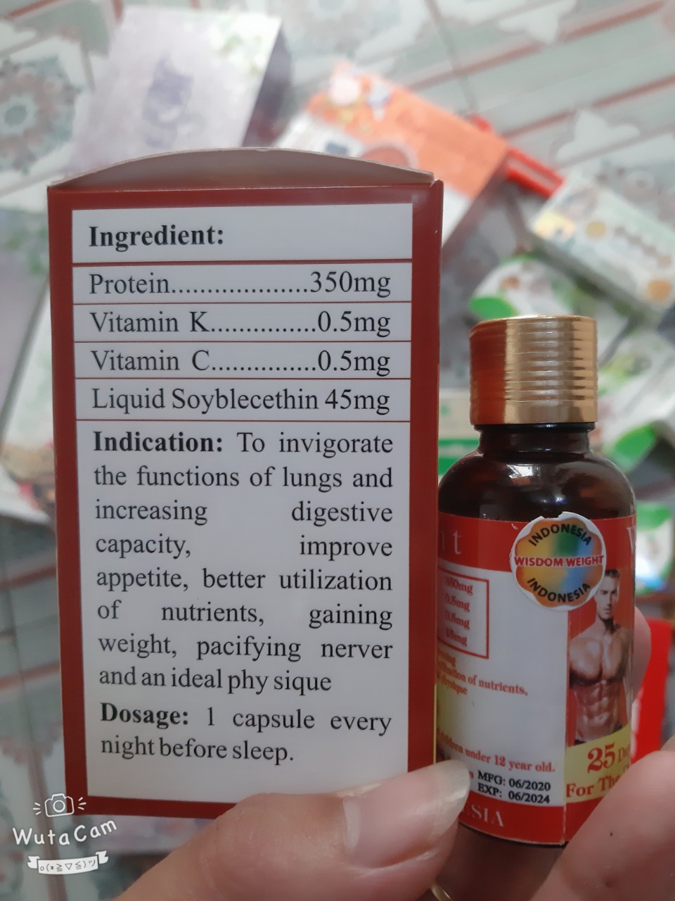 Tăng Cân Wisdom Indo Hộp 25 viên [ chuẩn ]