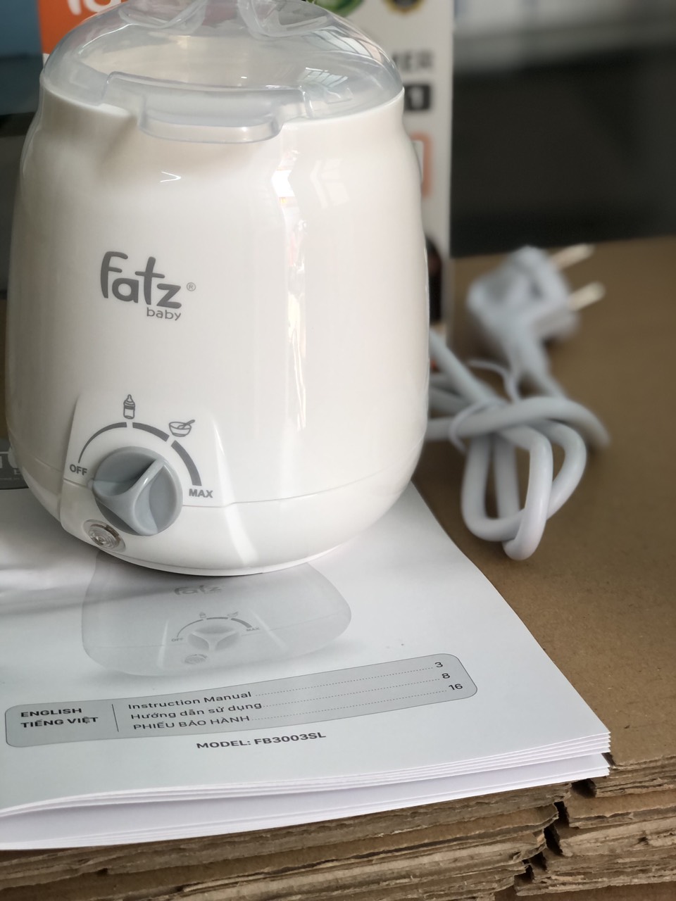 [HCM]Máy hâm sữa và thức ăn Fatz Baby FB3003SL