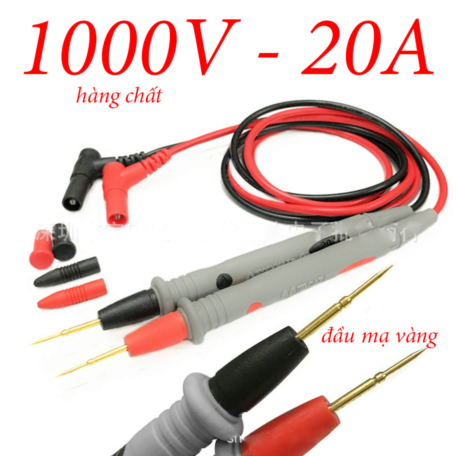 Que đo đồng hồ vom 1000v 20a đầu kim siêu nhọn