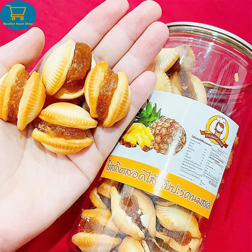 Bánh sò kẹp dứa, bánh sò khóm thái lan 320g - b03 - beegin food shop