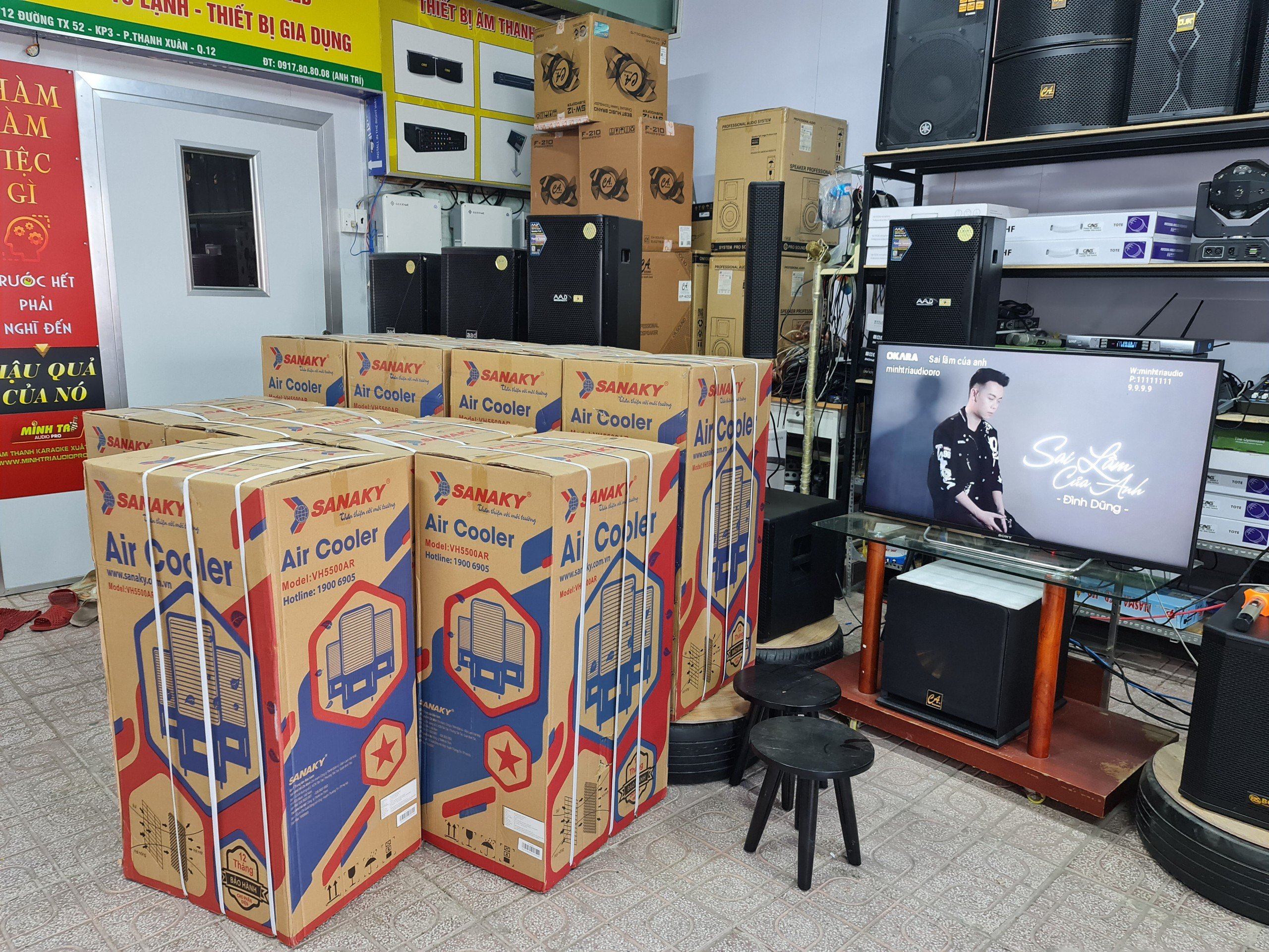 Quạt Làm Mát Hơi Nước SANAKY VH5500AR