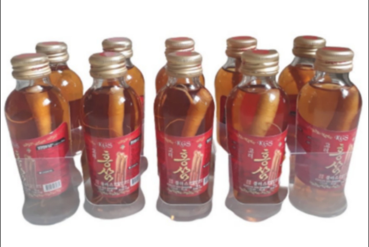 [HCM]BỘ 2HỘP NƯỚC HỒNG SÂM CÓ CỦ KGS ( 20 chai )
