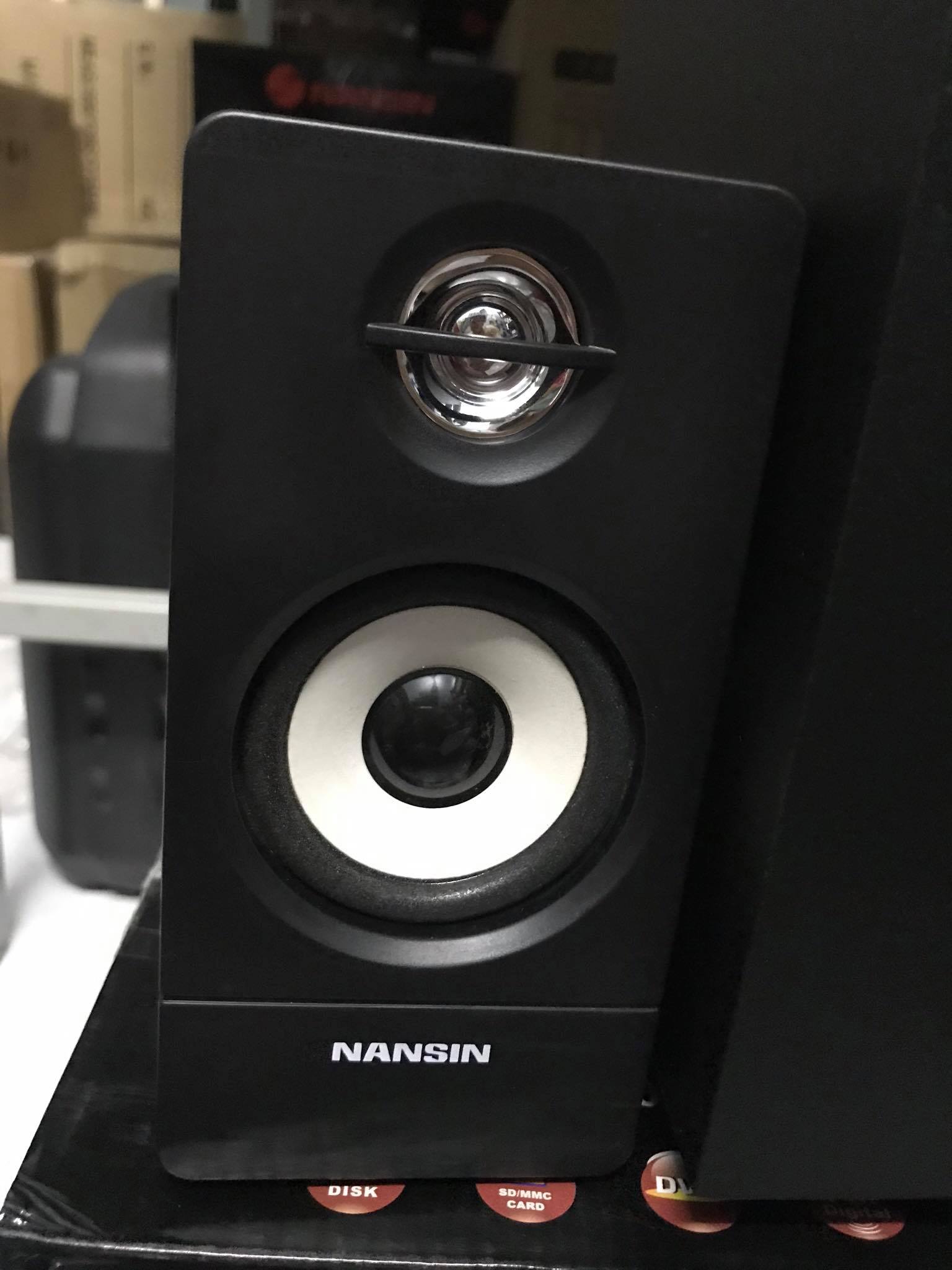LOA VI TÍNH 2.1 NANSIN V3000 (USB + THẺ NHỚ + BLUETOOTH)