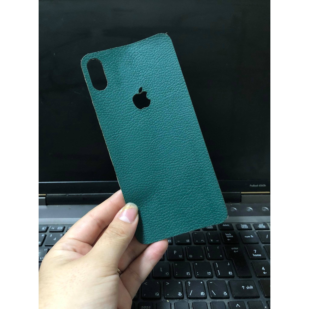 Dán da lưng điện thoại Ip X/ Xs trơn không các màu