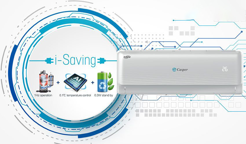 Điều hòa Casper IC-09TL32 9000BTU inverter 1 chiều