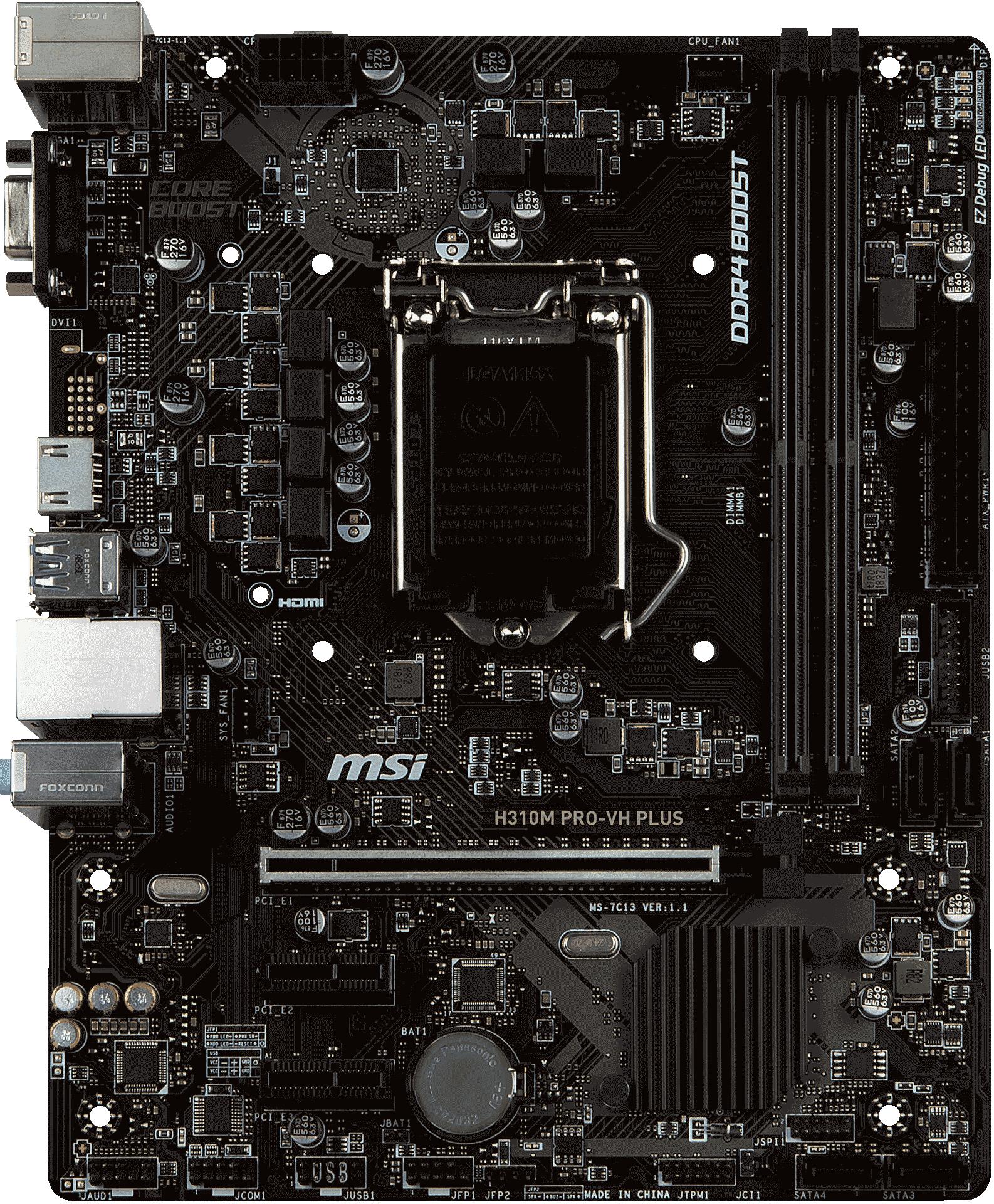 Mainboard MSI H310M PRO - VH Plus