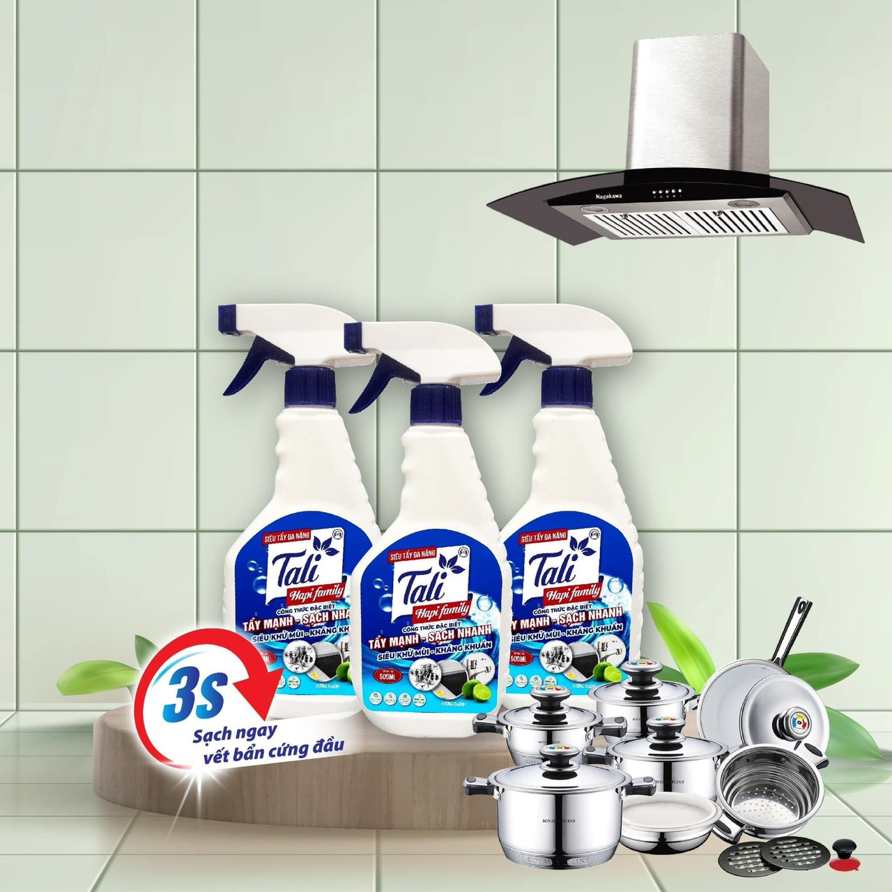 SIÊU TẨY ĐA NĂNG TALI HAPI FAMILY