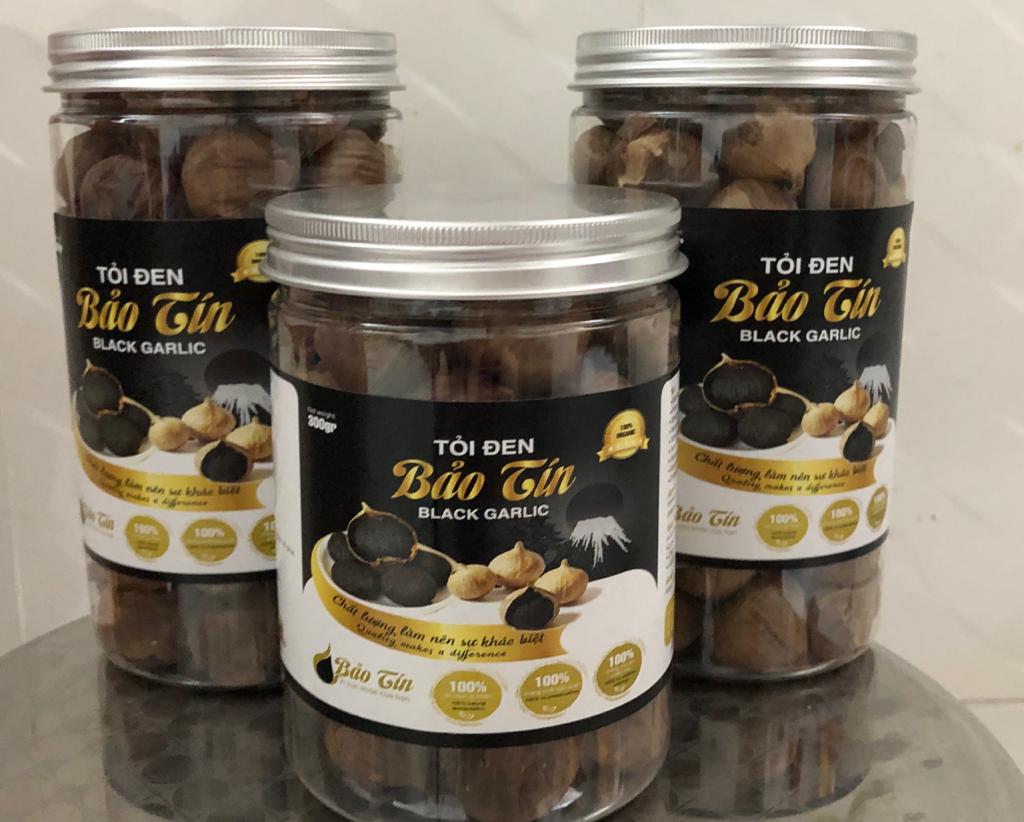 [HCM]Tỏi đen cô đơn Bảo Tín - Hộp 500GR - Lên Men công nghệ Nhật Bản 60 ngày - Tăng cường sức đề kháng - Tốt cho sức khỏe