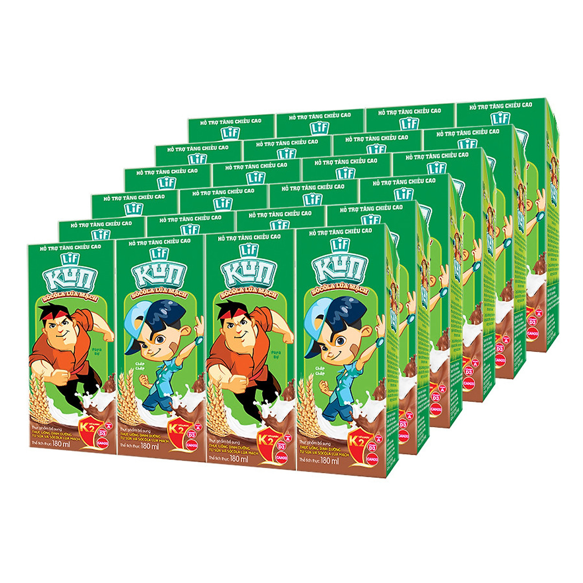 sữa trái cây KUN 180ml thùng 24 hộp