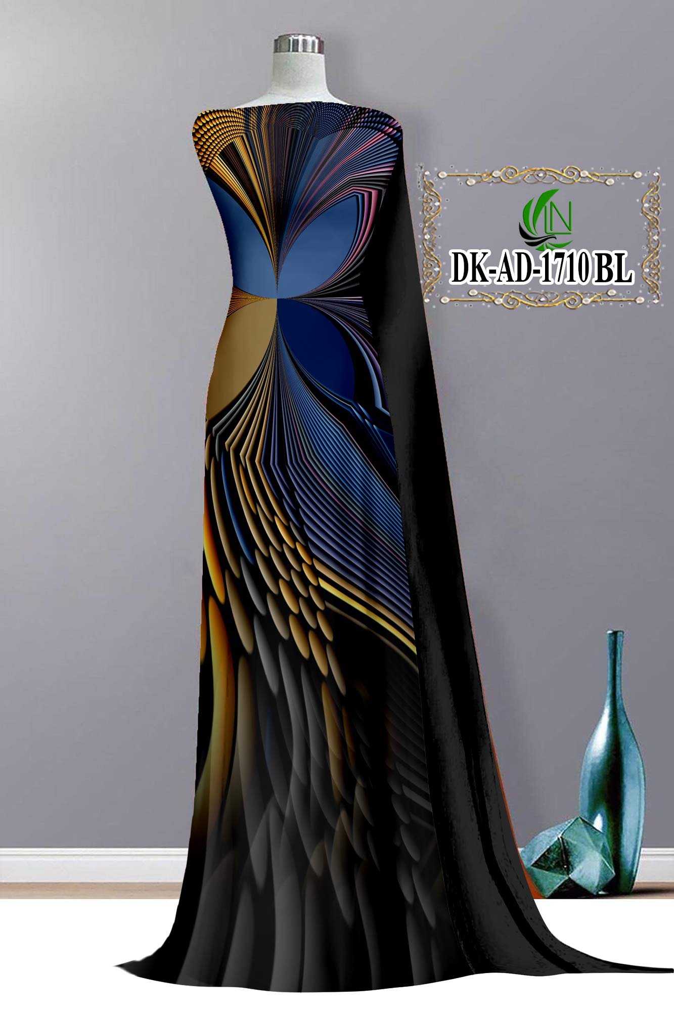 Vải Áo Dài 3D Bộ Họa Tiết 3D