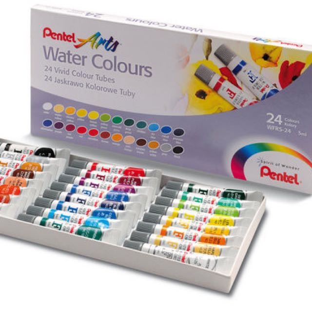 Màu Nước PENTEL Tuýp 24 Màu Cao Cấp