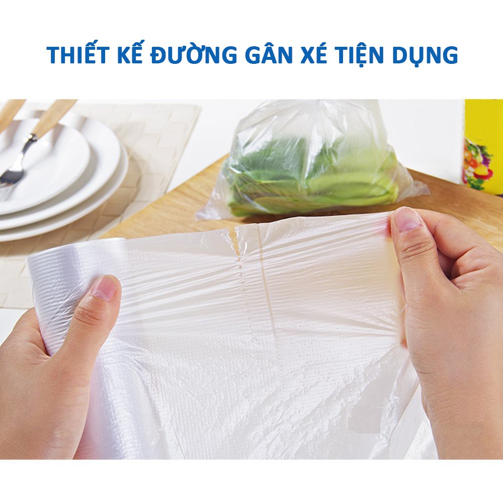Túi Đựng Thực Phẩm Tự Hủy Sinh Học 20x30cm (Cuộn 120 túi)