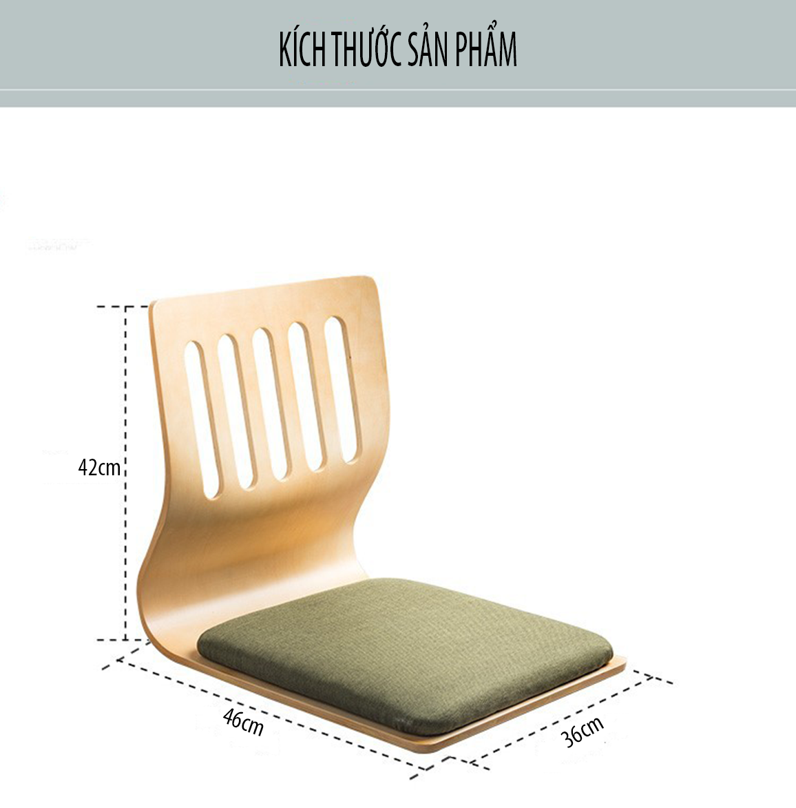 Ghế bệt gỗ kiểu nhật D227 ( Hàng nhập khẩu )