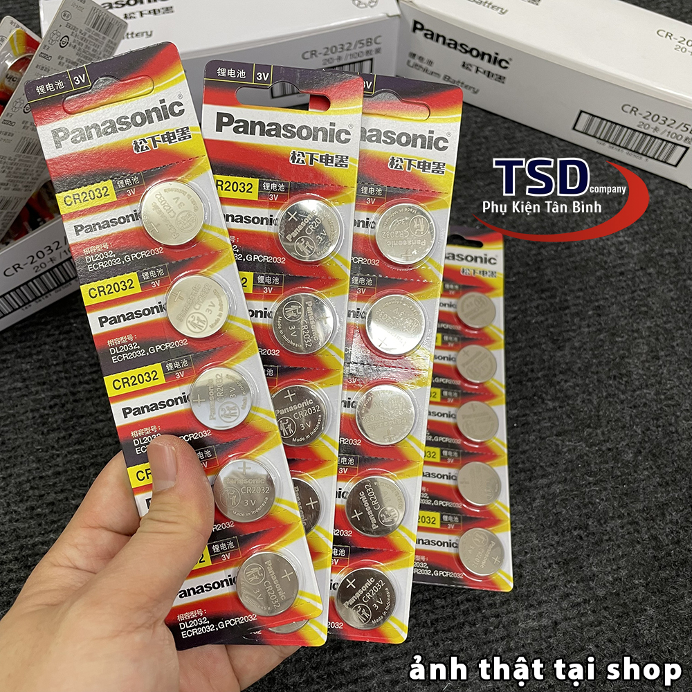 Pin Cmos Panasonic CR2032 Lithium 3V Chính Hãng