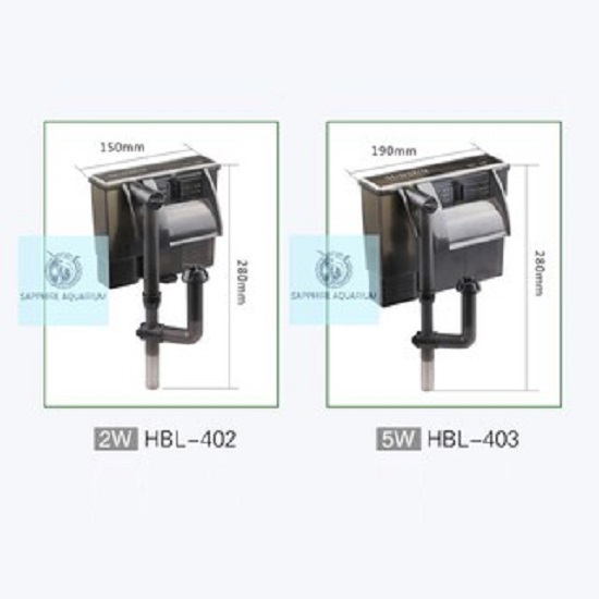 Lọc thác bể cá SUNSUN HBL-402